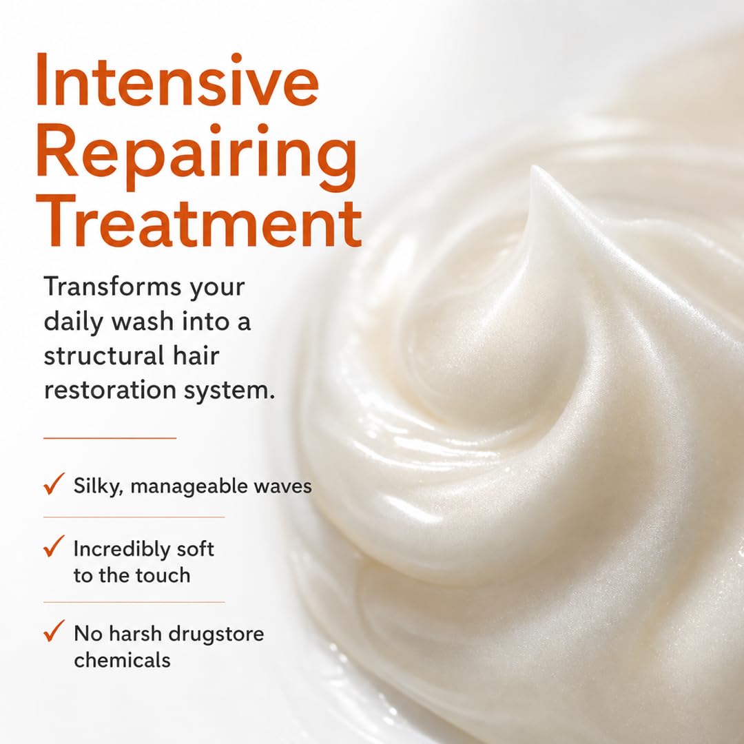 KERAGEN Smoothing Shampoo &amp; Conditioner - Keratin &amp; Collagen Infused Frizz Control System