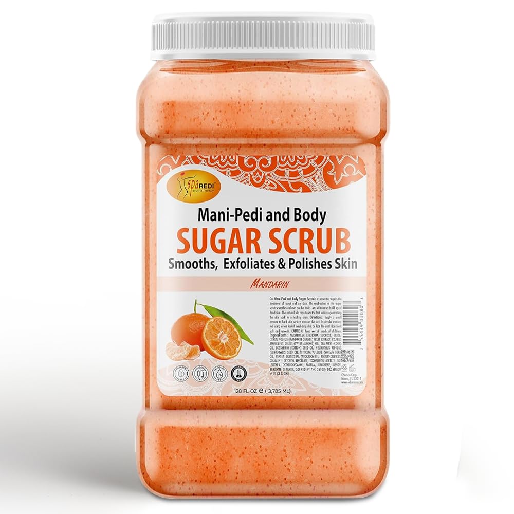 SPA REDI Sugar Body Scrub - Exfoliating &amp; Moisturizing for Smooth, Fresh Skin - 16 Oz to 5 Gal - Beauty Market Online