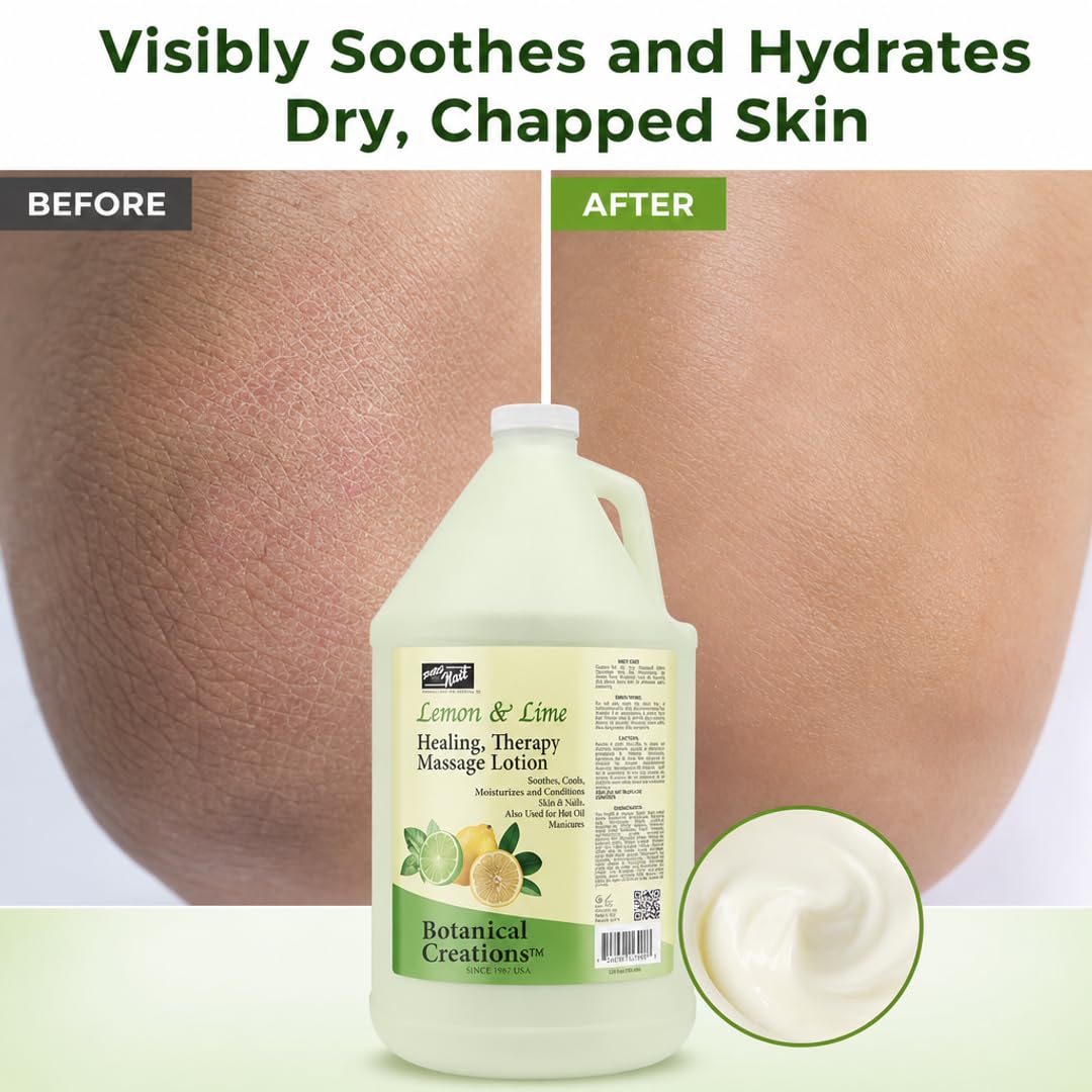 PRO NAIL Healing Therapy Massage Lotion - Nourishes &amp; Moisturizes Skin, Perfect for Pedicure, Manicure &amp; Body Care