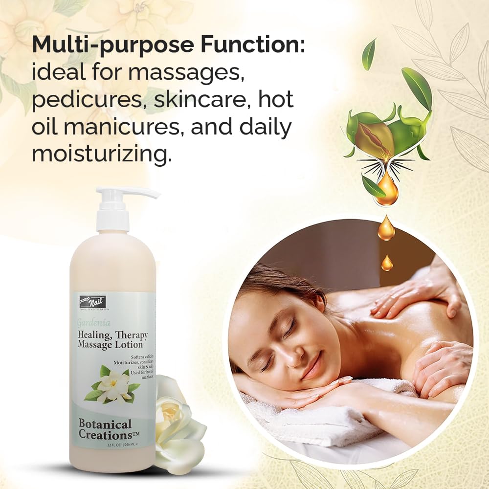 PRO NAIL Healing Therapy Massage Lotion - Nourishes &amp; Moisturizes Skin, Perfect for Pedicure, Manicure &amp; Body Care