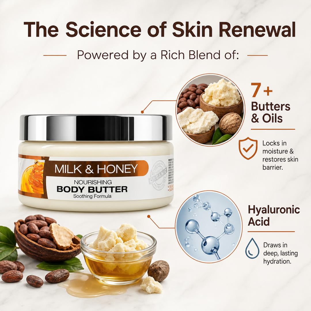 ORIGEM Milk &amp; Honey Body Butter