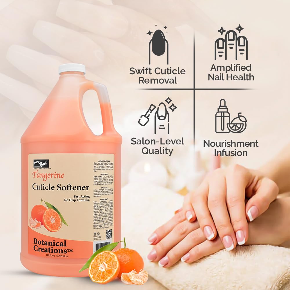 PRO NAIL Cuticle Remover Liquid - Fast Acting Softener for Professional Manicure &amp; Pedicure
