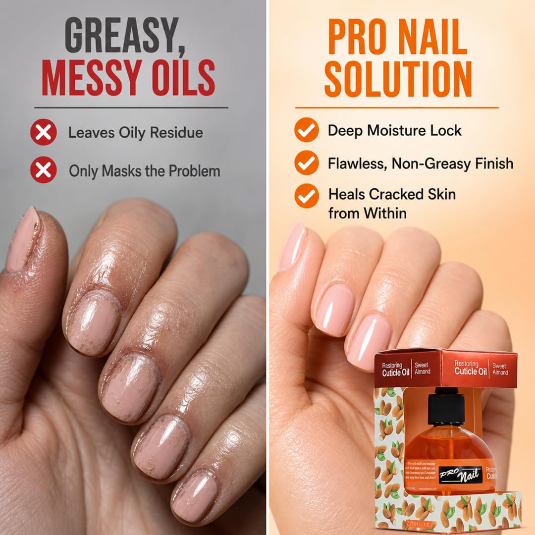 PRO NAIL Cuticle Revitalizing Oil - Strengthens &amp; Moisturizes Nails and Cuticles - Professional Use