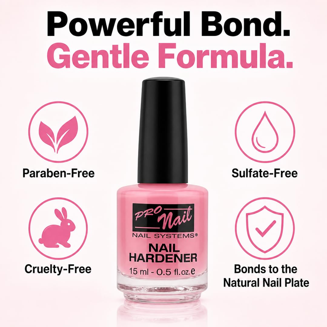 PRO NAIL Nail Hardener - Strengthens &amp; Protects Nails