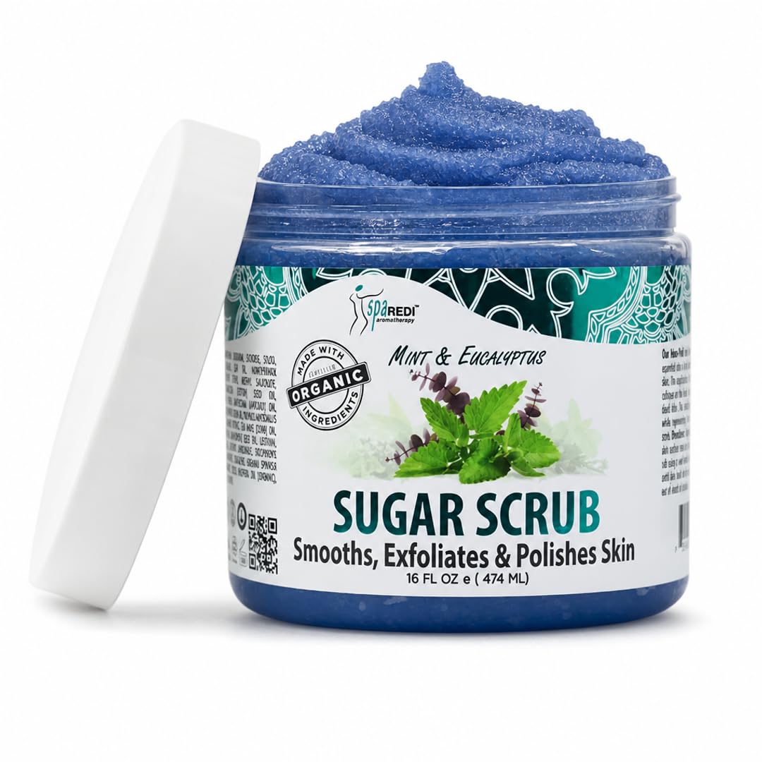 SPA REDI Sugar Body Scrub - Exfoliating &amp; Moisturizing for Smooth, Fresh Skin - Beauty Market Online