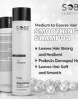 SOBE LUXE - Smoothing Shampoo for Treated Hair, 10 Oz - Strengthens & Protects Color