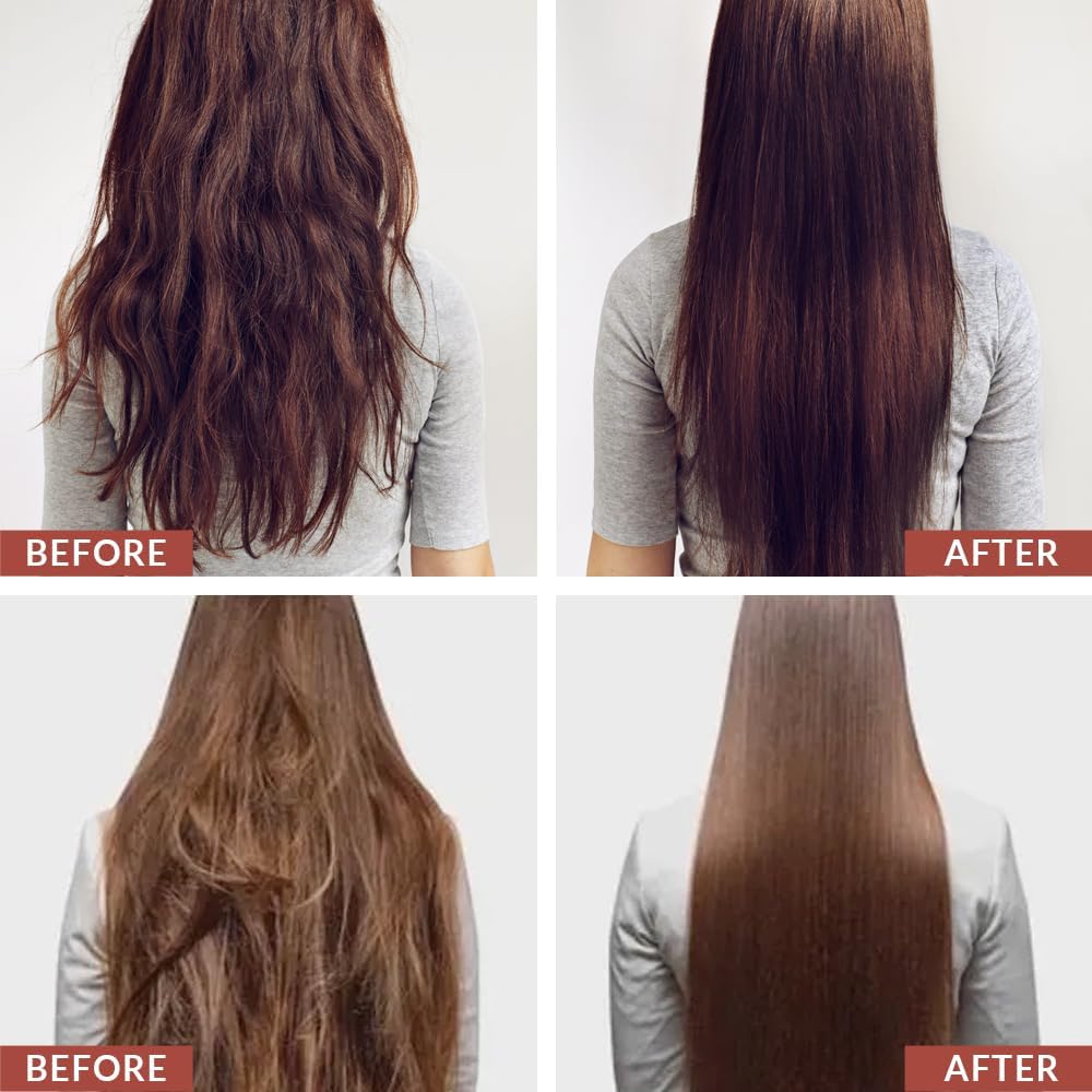 KERAGEN Brazilian Keratin Treatment - Professional Smoothing Kit for Frizzy Hair