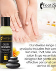 Foot SPA - Callus Remover Gel, 2 Oz - Professional Pedicure Care, Instantly Smooths Dry Cracked Heels & Removes Calluses