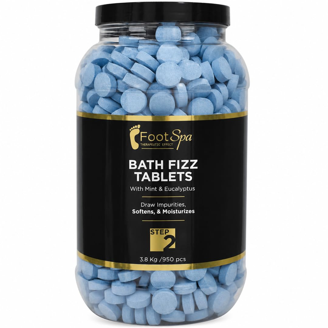 FOOT SPA Bath Fizz - Mint &amp; Eucalyptus - Relaxing Aromatherapy for Refreshing Foot Soaks - Beauty Market Online