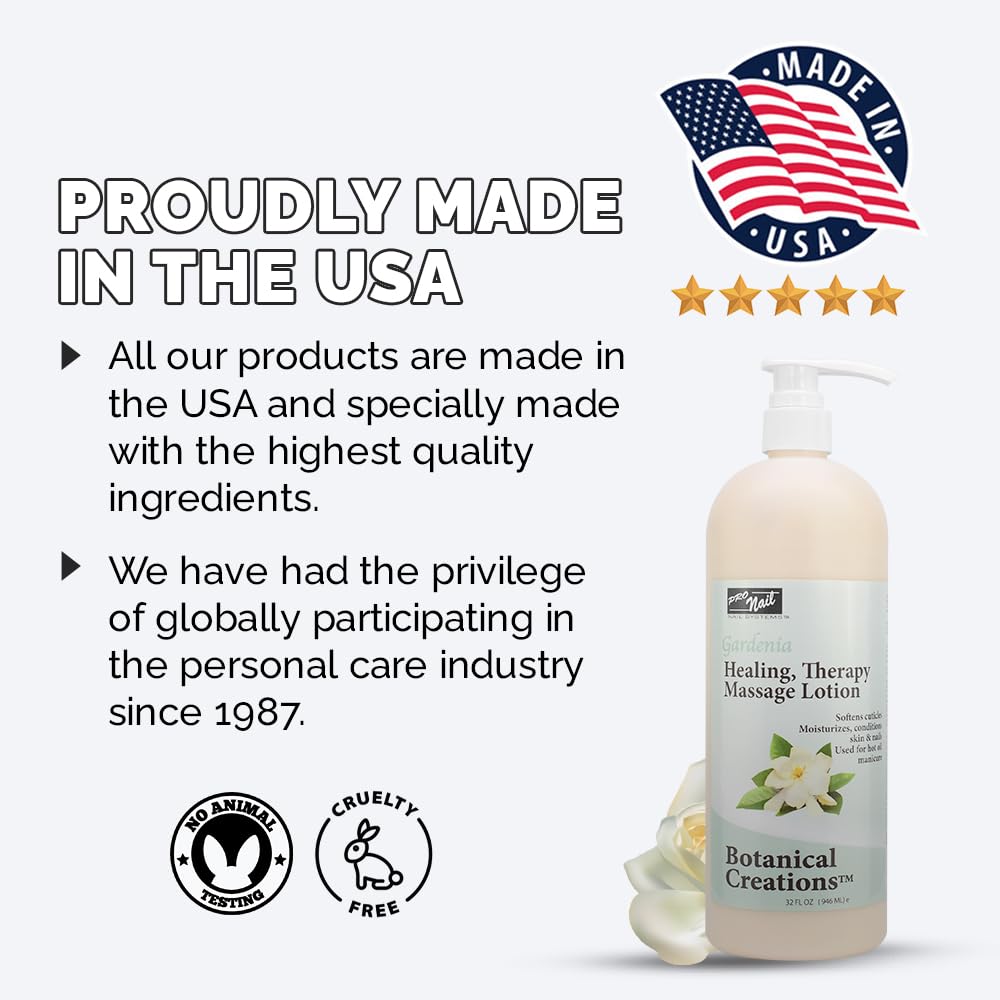 PRO NAIL Healing Therapy Massage Lotion – Moisturizing Lotion for Pedicure, Manicure &amp; Massage