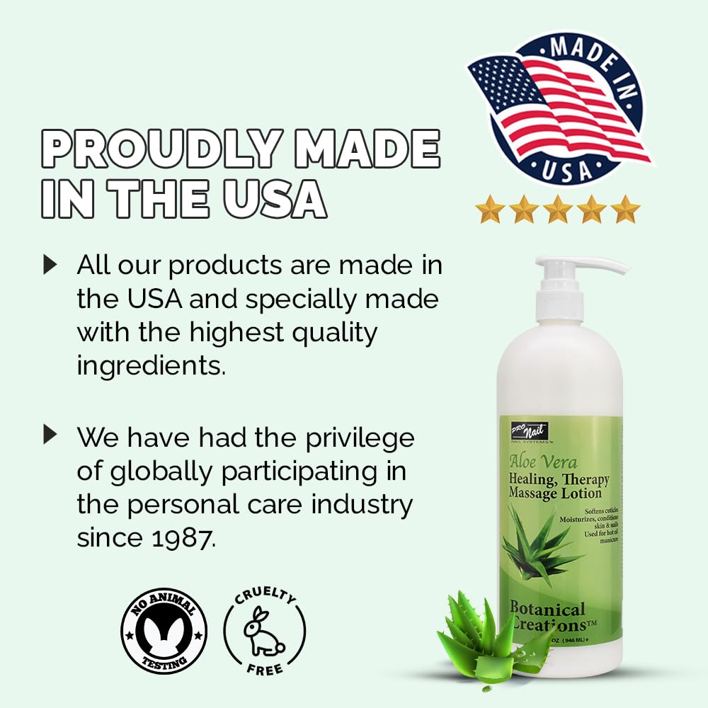 PRO NAIL Healing Therapy Massage Lotion – Moisturizing Lotion for Pedicure, Manicure &amp; Massage