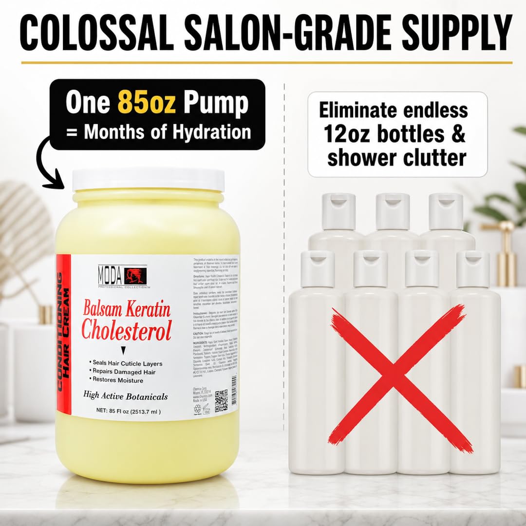 MODA - Balsam Keratin Cholesterol - Strengthens and Revitalizes Hair
