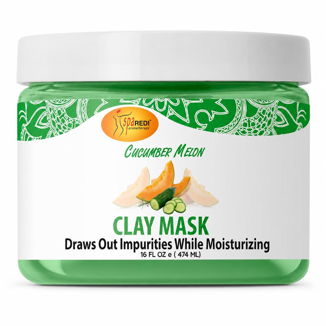 SPA REDI Clay Mask - Detoxifying, Hydrating & Pore Purifying for Body and Pedicure