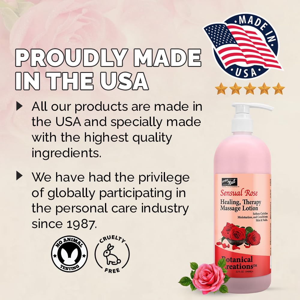 PRO NAIL Healing Therapy Massage Lotion – Moisturizing Lotion for Pedicure, Manicure &amp; Massage