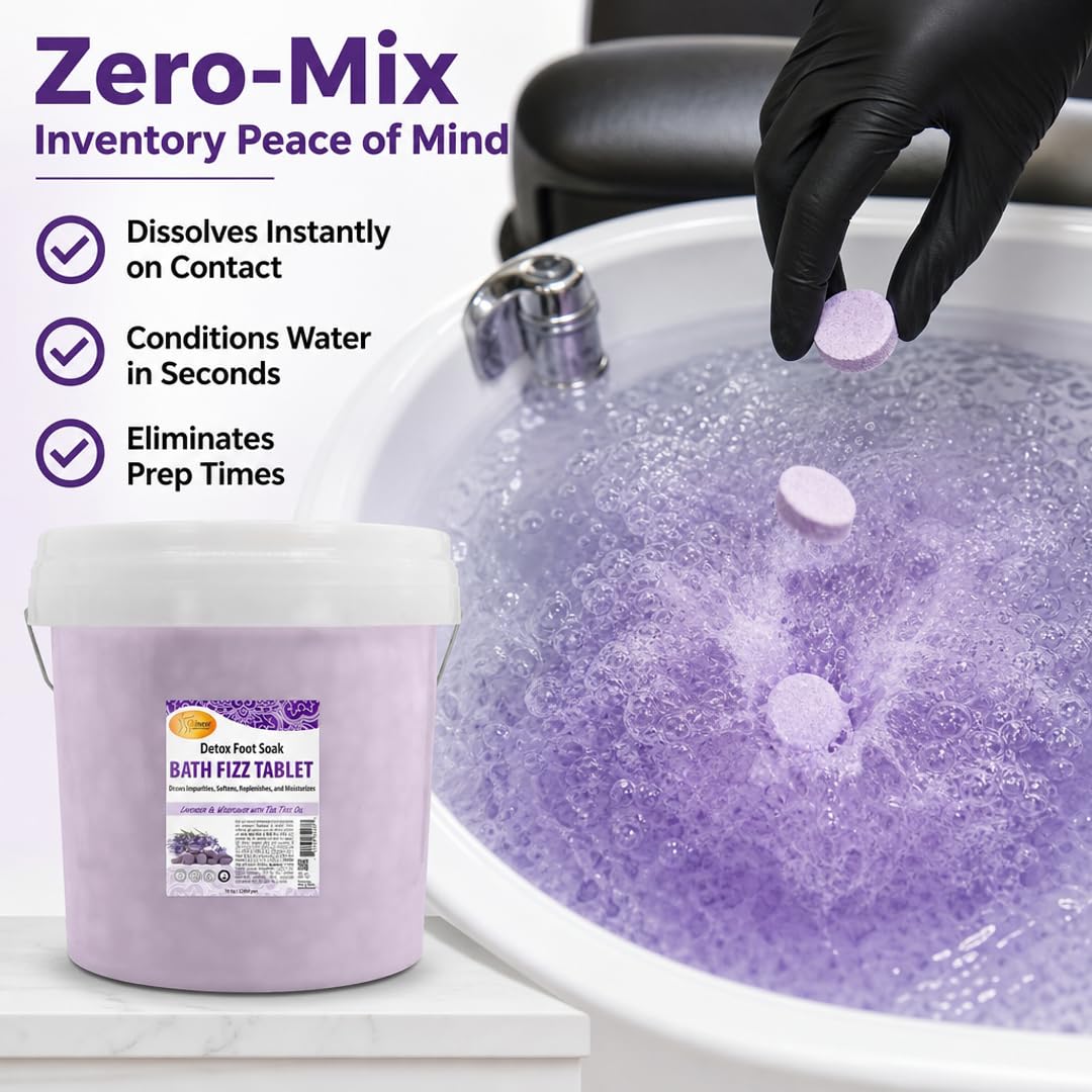 SPA REDI Bath Fizz Tablets - Relaxing Aromatherapy in Various Scents