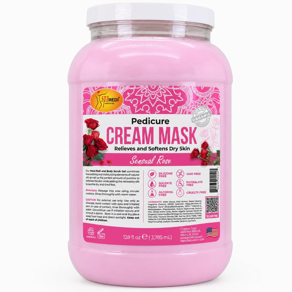 SPA REDI Body &amp; Foot Cream Mask - Hydrating &amp; Refreshing for Tired Skin
