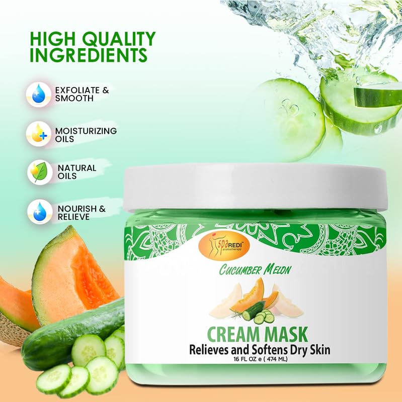 SPA REDI Body &amp; Foot Cream Mask - Hydrating &amp; Refreshing for Tired Skin