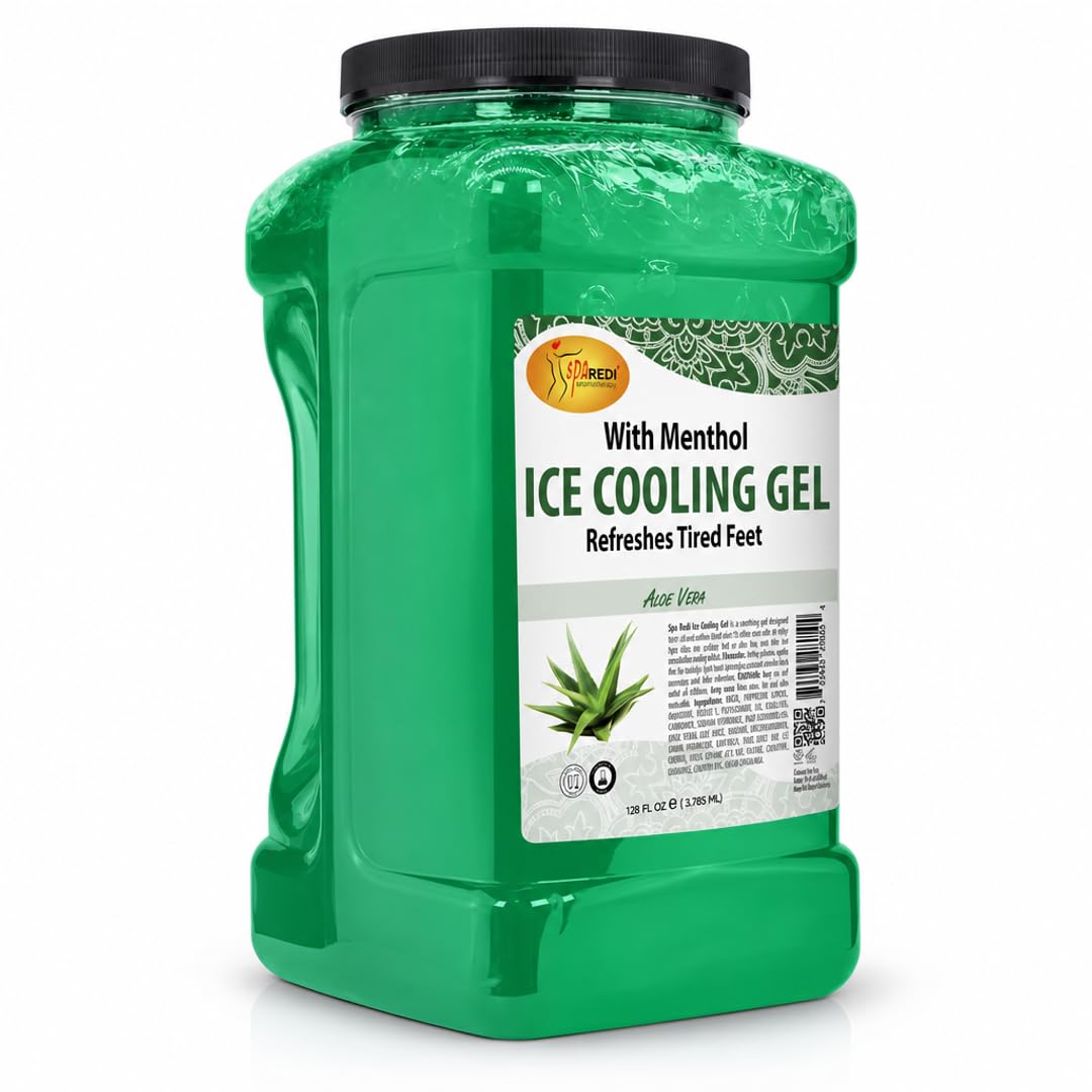 SPA REDI Massage Cooling Gel for Pedicure - Professional Strength Ice Cooling Gel - Refresh &amp; Soothe - Beauty Market Online
