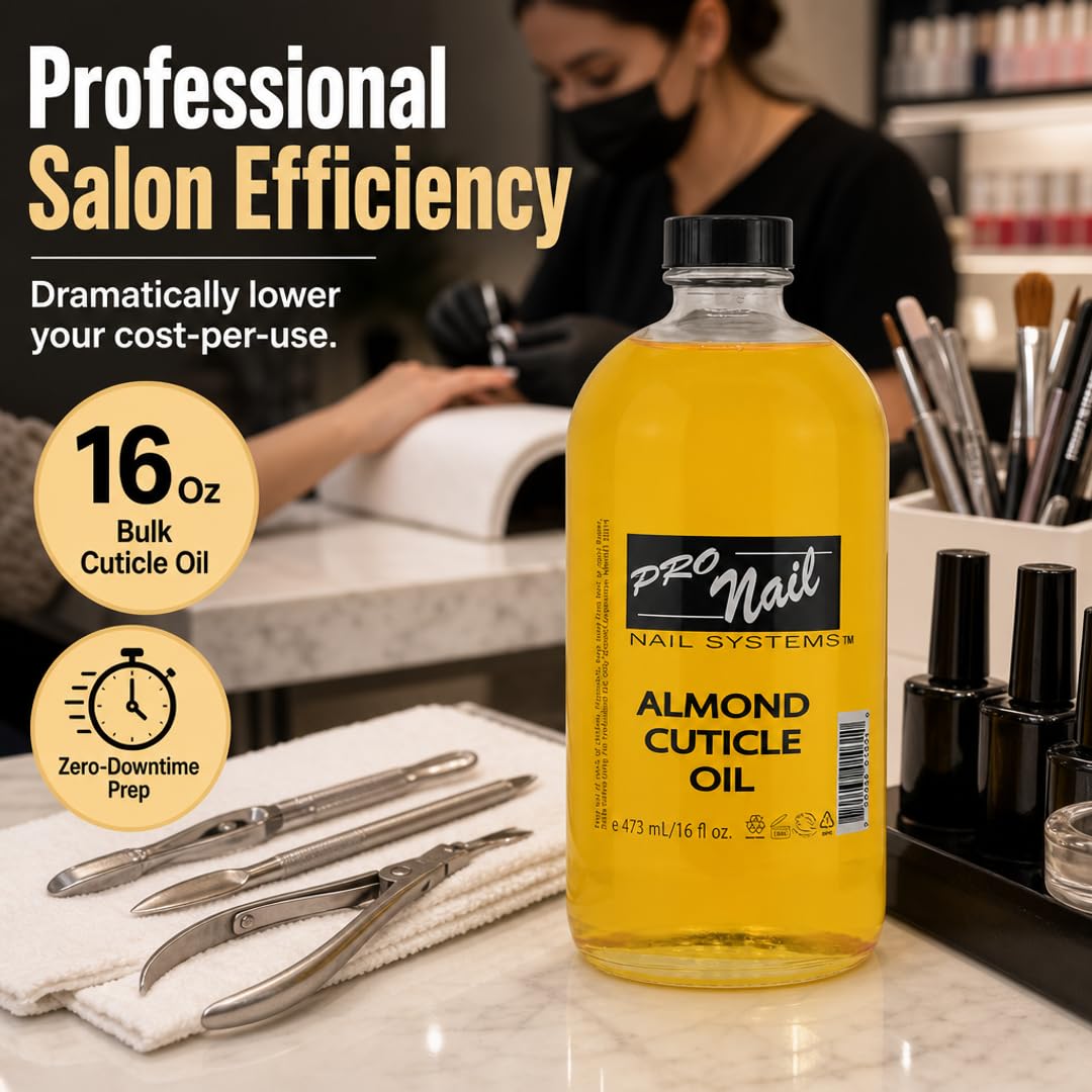 PRO NAIL Cuticle Revitalizing Oil - Strengthens &amp; Moisturizes Nails and Cuticles - Professional Use
