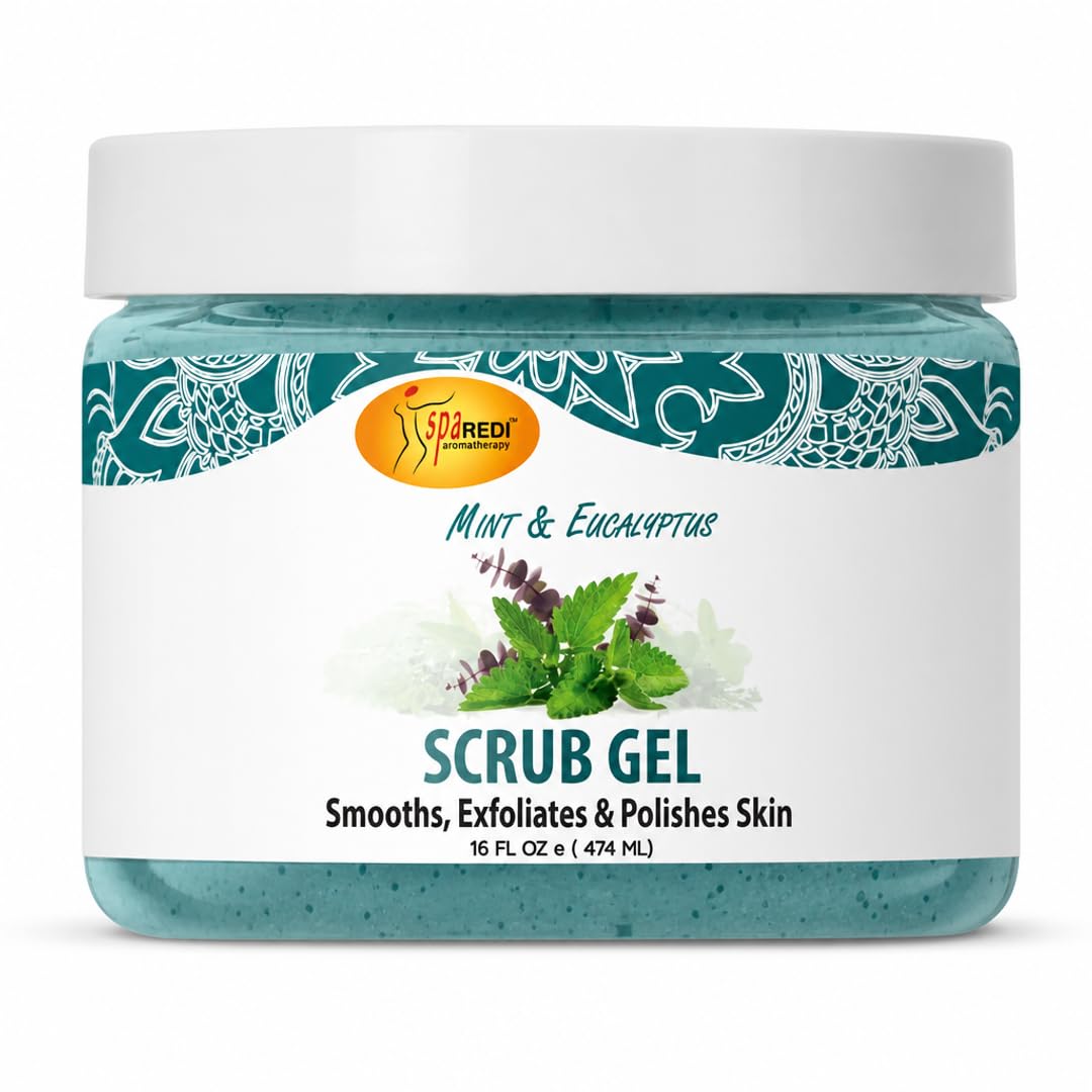 SPA REDI Exfoliating Scrub Pumice Gel - Hydrating Body Exfoliator with Hyaluronic Acid - Refresh &amp; Revitalize - Beauty Market Online
