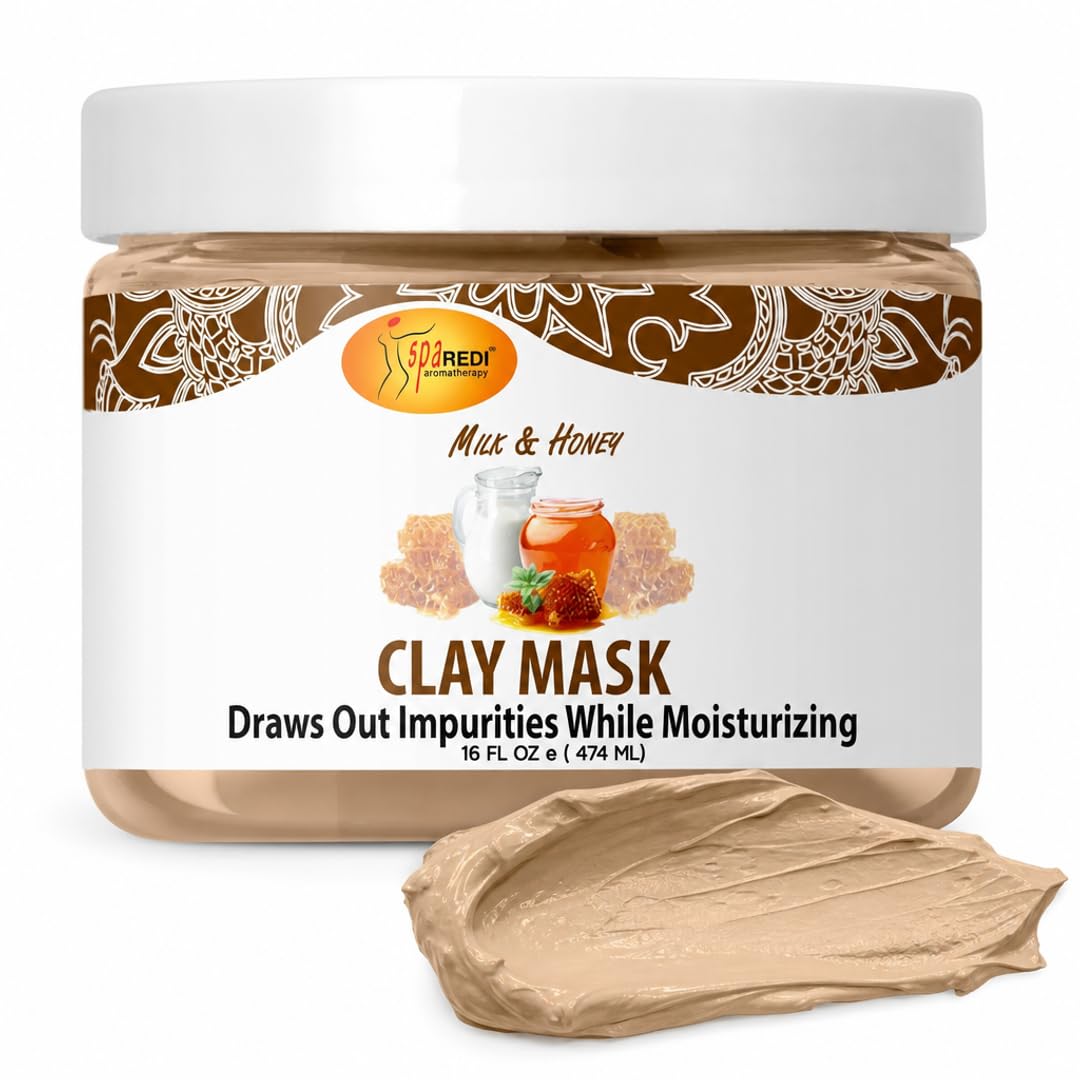 SPA REDI Clay Mask - Detoxifying, Hydrating &amp; Pore Purifying for Body and Pedicure - Beauty Market Online