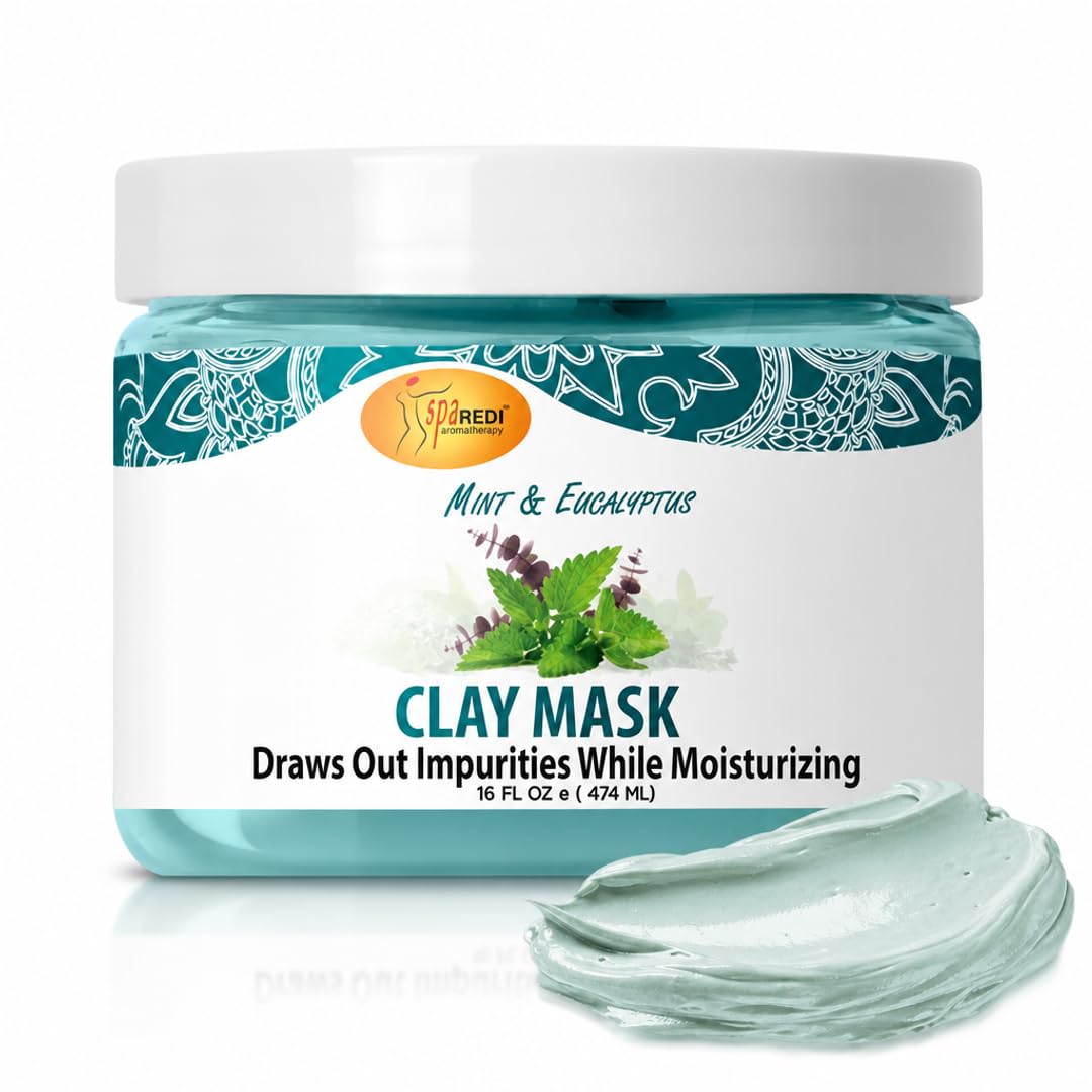 SPA REDI Clay Mask - Detoxifying, Hydrating &amp; Pore Purifying for Body and Pedicure - Beauty Market Online
