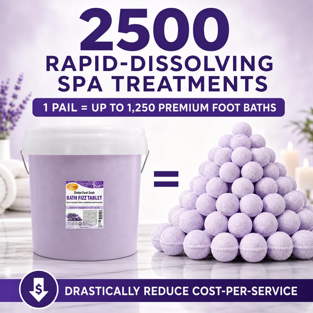 SPA REDI Bath Fizz Tablets - Relaxing Aromatherapy in Various Scents
