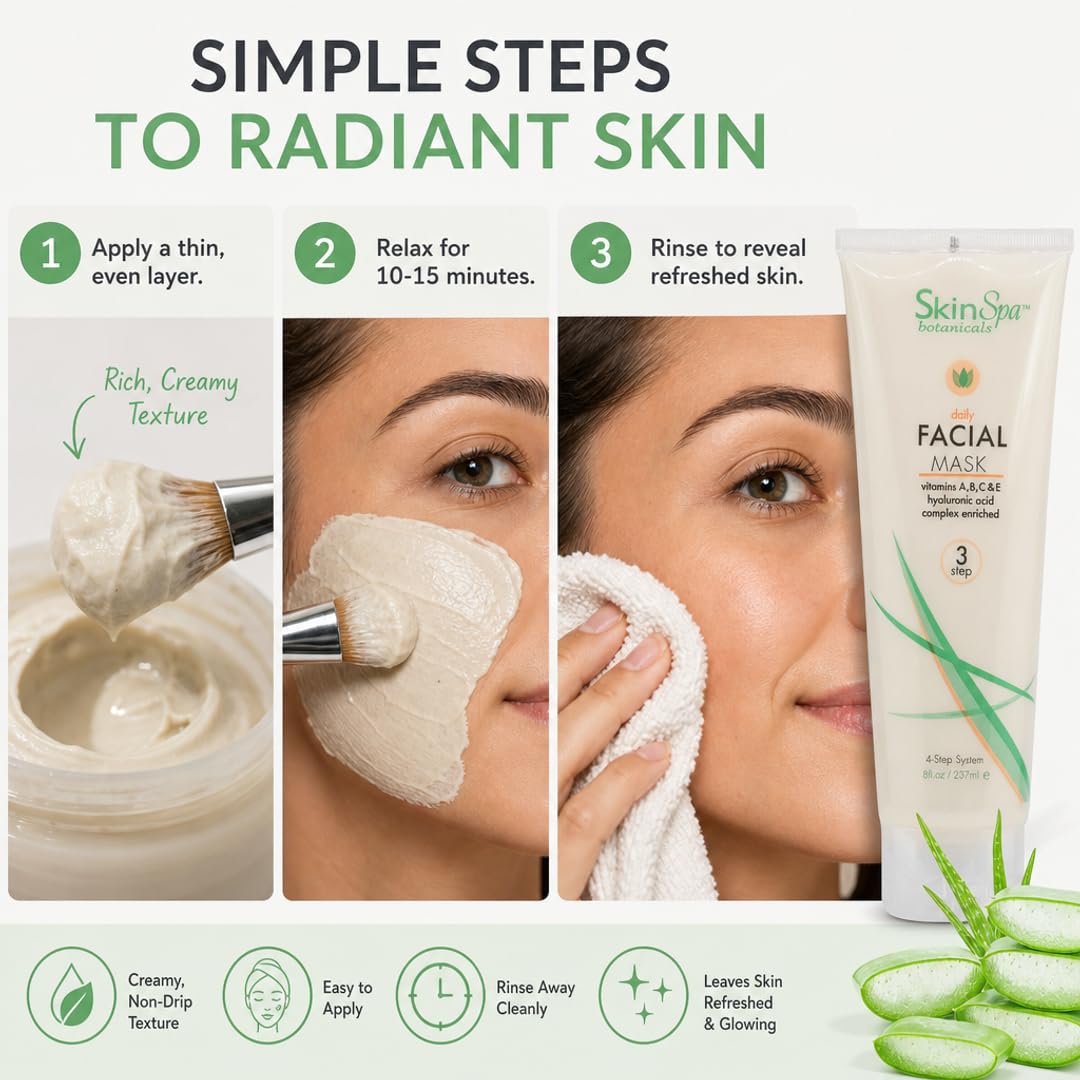 SKIN SPA Clay Face Mask - Instant Detox Mud Mask
