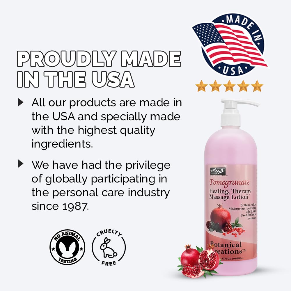 PRO NAIL Healing Therapy Massage Lotion – Moisturizing Lotion for Pedicure, Manicure &amp; Massage