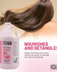 MODA Cream Rinse - Pink 128 Oz - Deeply Conditions and Softens Hair