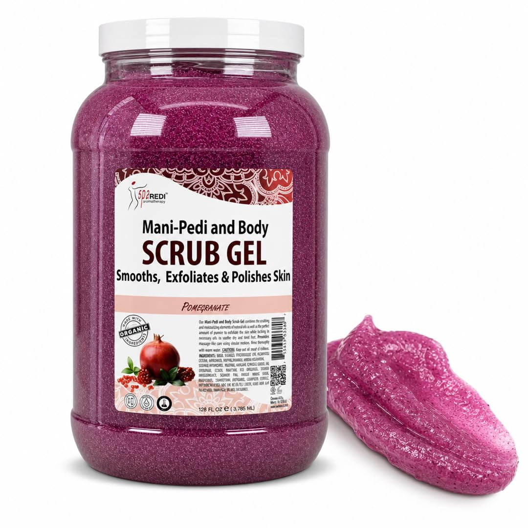 SPA REDI Exfoliating Scrub Pumice Gel - Hydrating Body Exfoliator with Hyaluronic Acid - Refresh &amp; Revitalize - Beauty Market Online