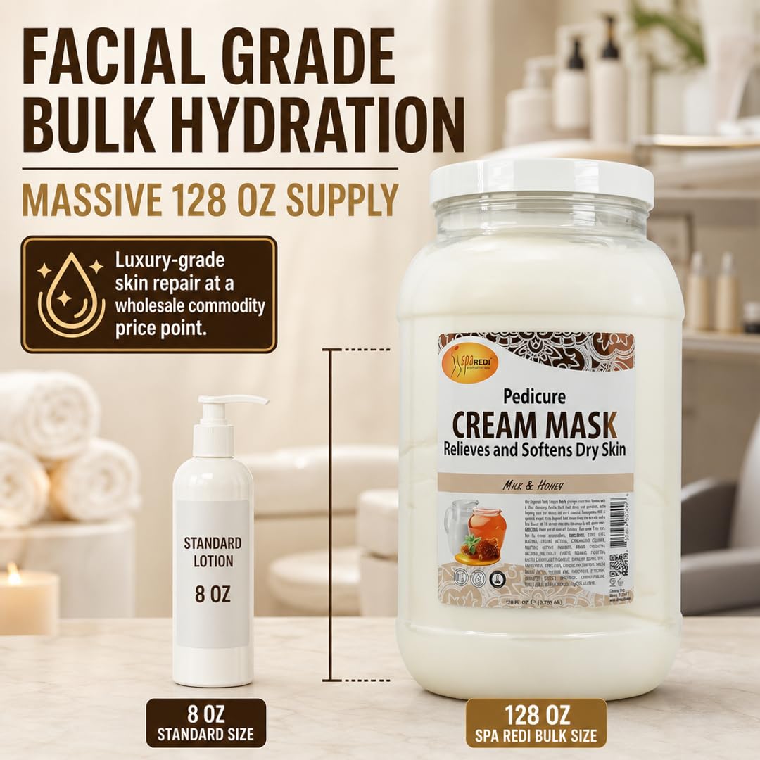 SPA REDI Body &amp; Foot Cream Mask - Hydrating &amp; Refreshing for Tired Skin