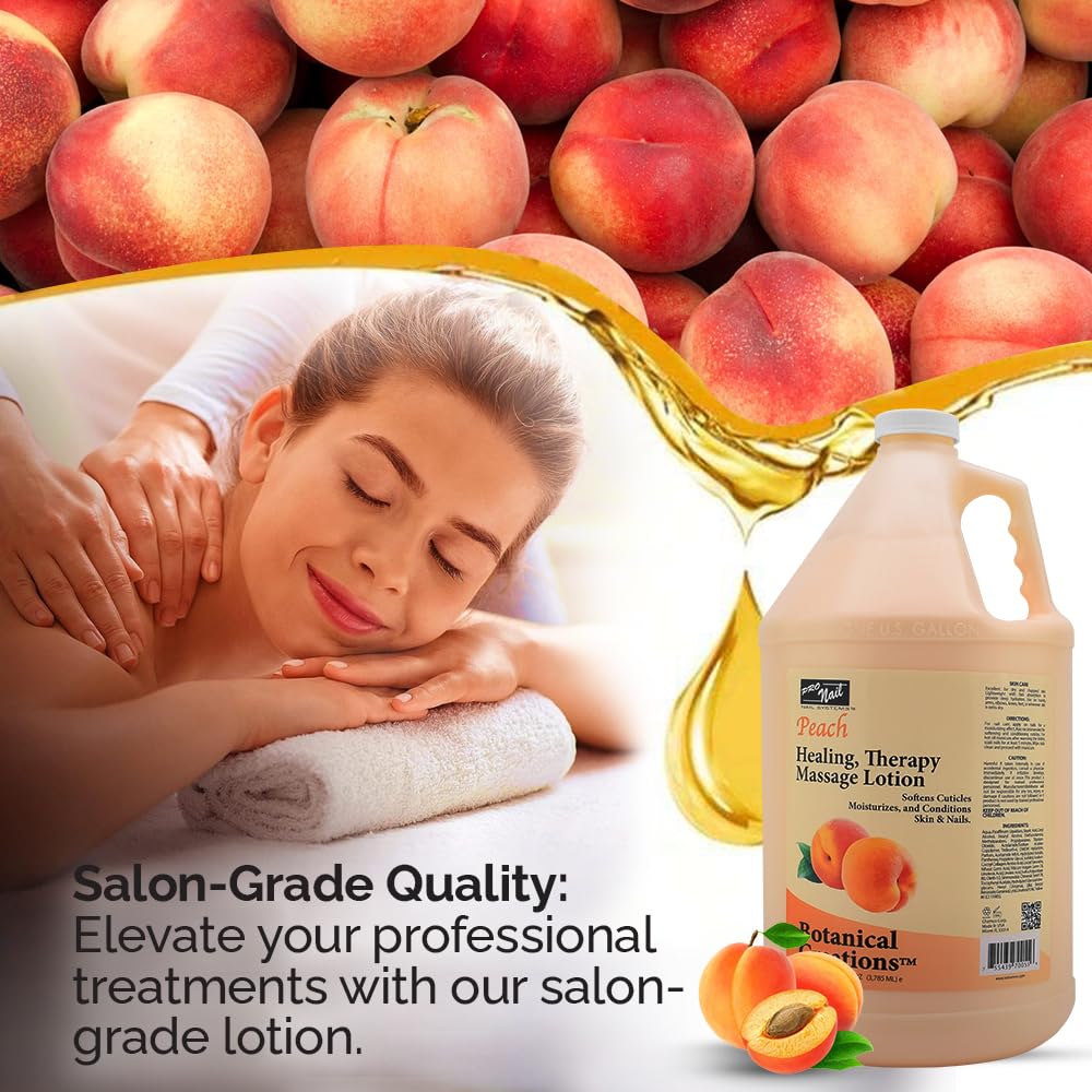 PRO NAIL Healing Therapy Massage Lotion - Nourishes &amp; Moisturizes Skin, Perfect for Pedicure, Manicure &amp; Body Care
