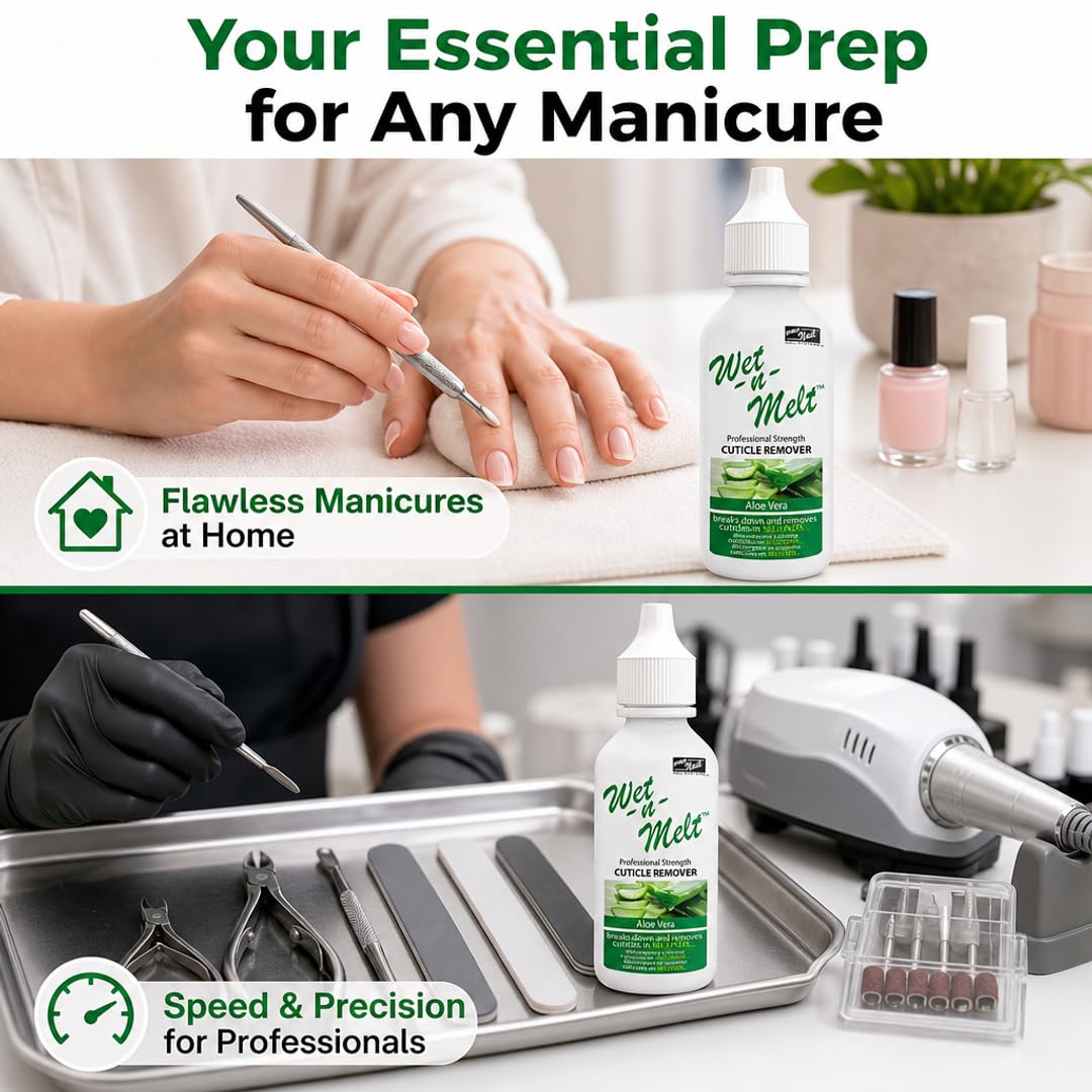 PRO NAIL Cuticle Remover Gel with Aloe Vera - Softens &amp; Moisturizes for Fast Cuticle Removal - Beauty Market Online