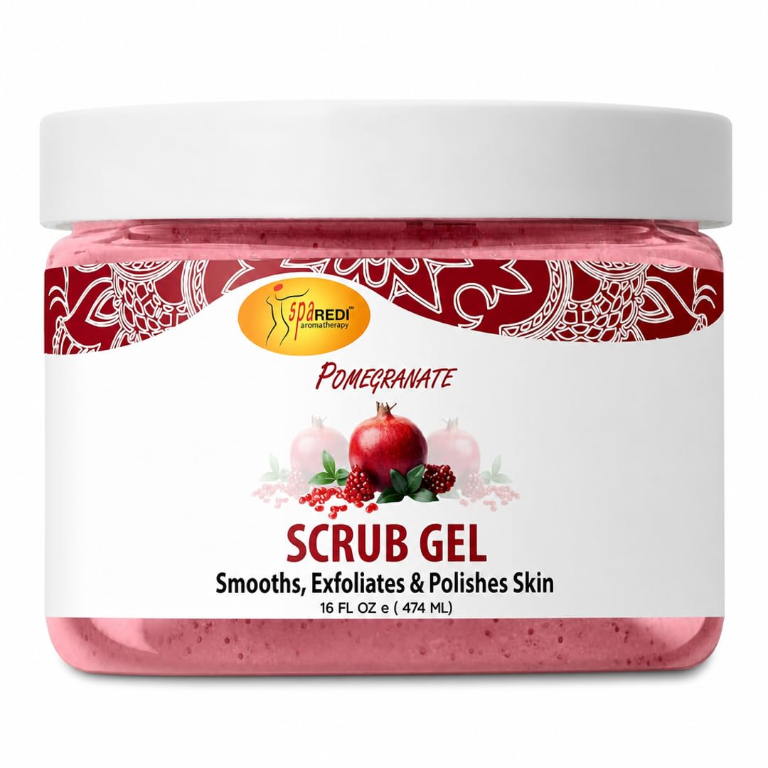SPA REDI Exfoliating Scrub Pumice Gel - Hydrating Body Exfoliator with Hyaluronic Acid - Refresh &amp; Revitalize - Beauty Market Online