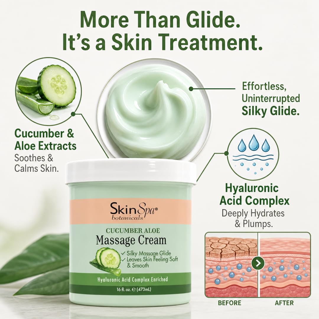SKIN SPA Professional Cucumber Massage Cream
