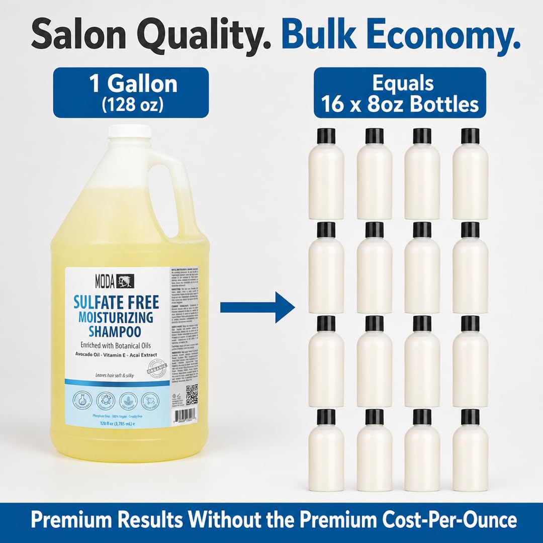 MODA Sulfate-Free Moisturizing Shampoo