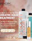 KERAGEN - Brazilian Keratin Hair Treatmen Kit, Formaldehyde-Free Smoothing Treatment for All Hair Types