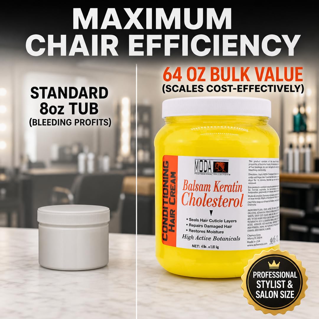 MODA Cholesterol Deep Conditioning Hair Cream 64 oz