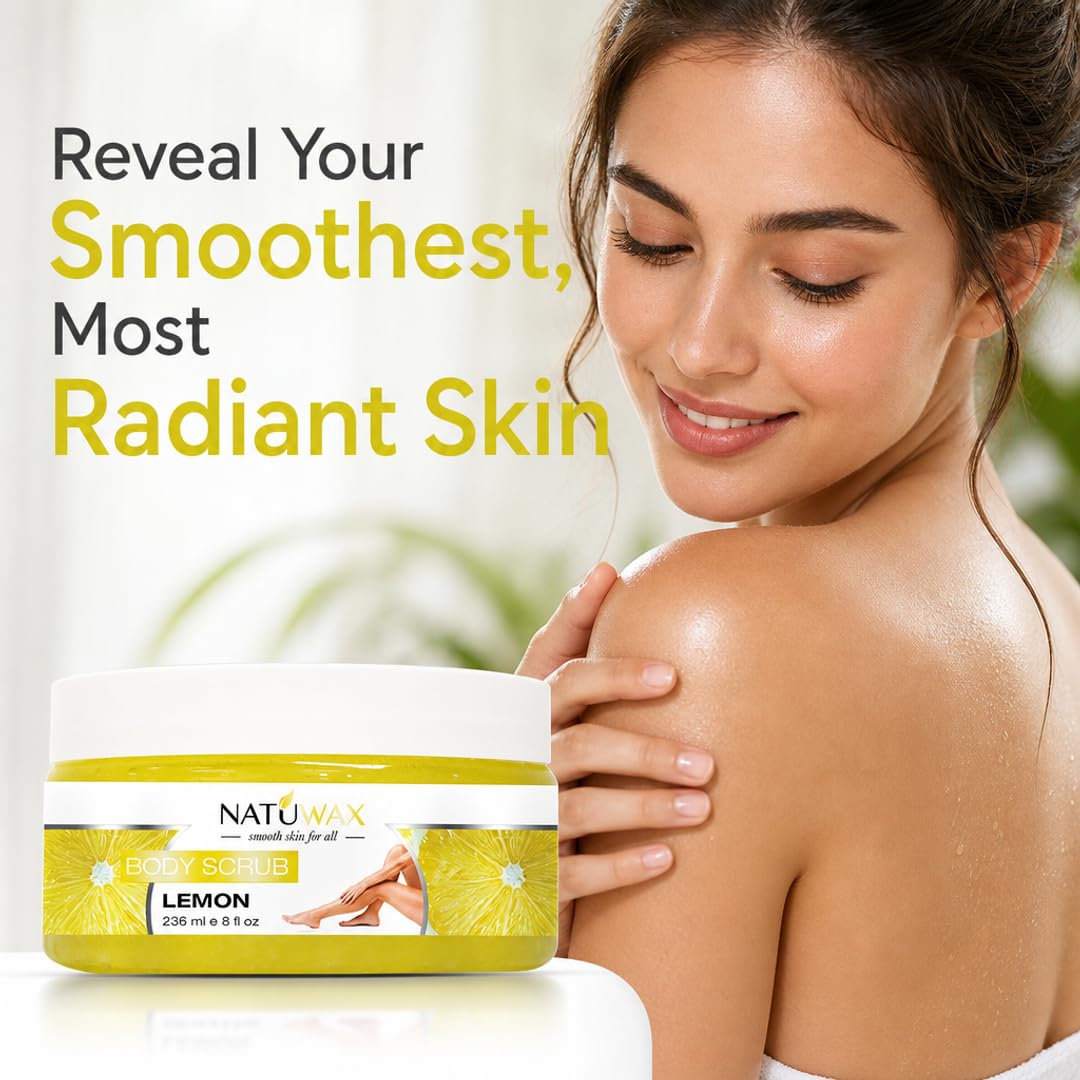 Natuwax Body Scrub - Exfoliate &amp; Refresh Your Skin for a Smooth Finish
