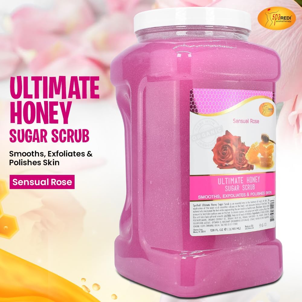 SPA REDI Sugar Body Scrub - Lavender &amp; Wildflower, Exfoliating &amp; Hydrating for Smooth, Glowing Skin - Beauty Market Online