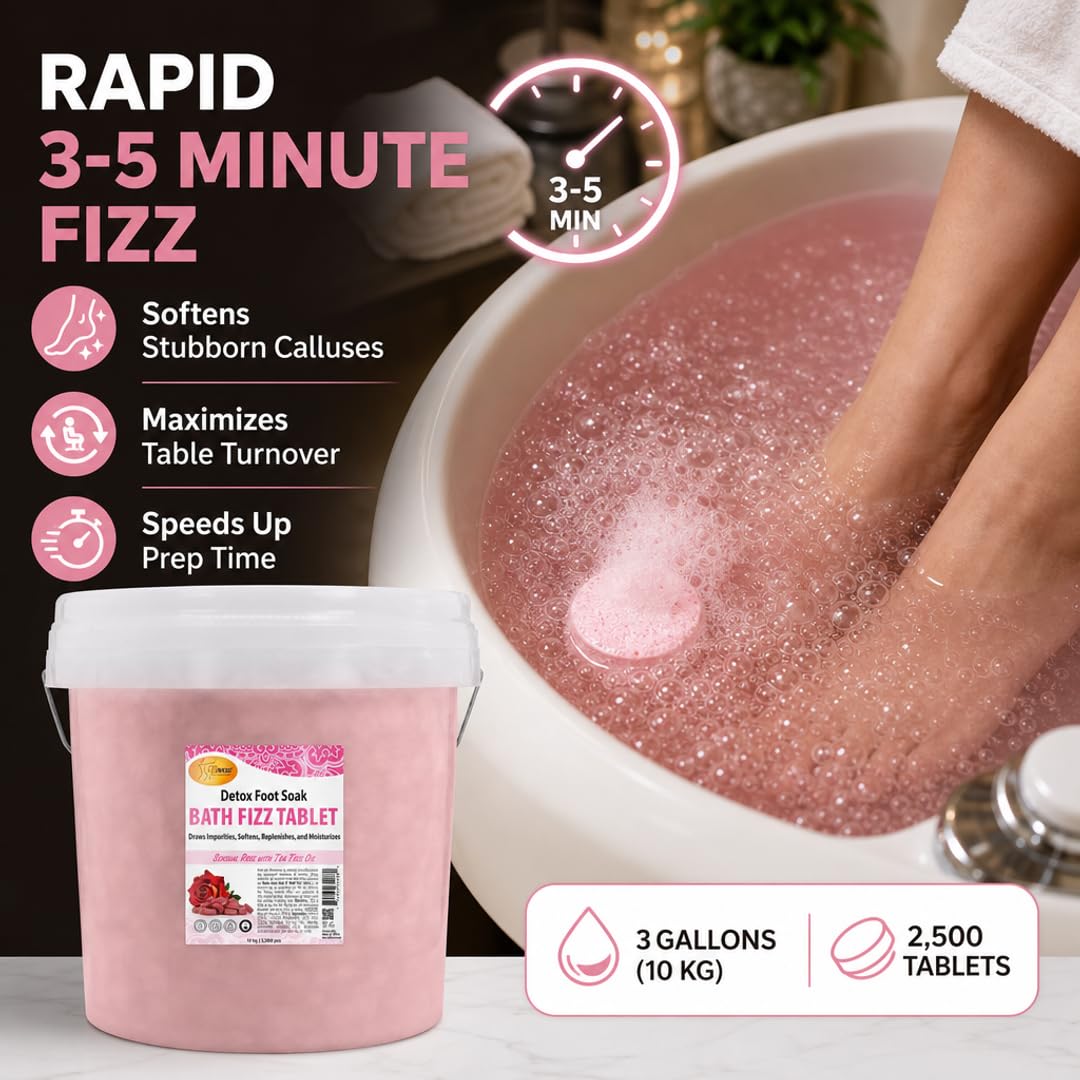 SPA REDI Bath Fizz Tablets - Relaxing Aromatherapy in Various Scents