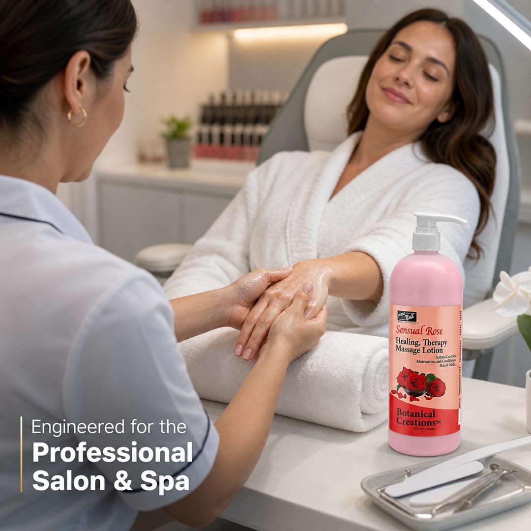 PRO NAIL Healing Therapy Massage Lotion - Nourishes &amp; Moisturizes Skin, Perfect for Pedicure, Manicure &amp; Body Care