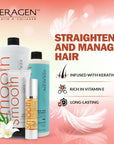 KERAGEN - Brazilian Keratin Hair Treatmen Kit, Formaldehyde-Free Smoothing Treatment for All Hair Types