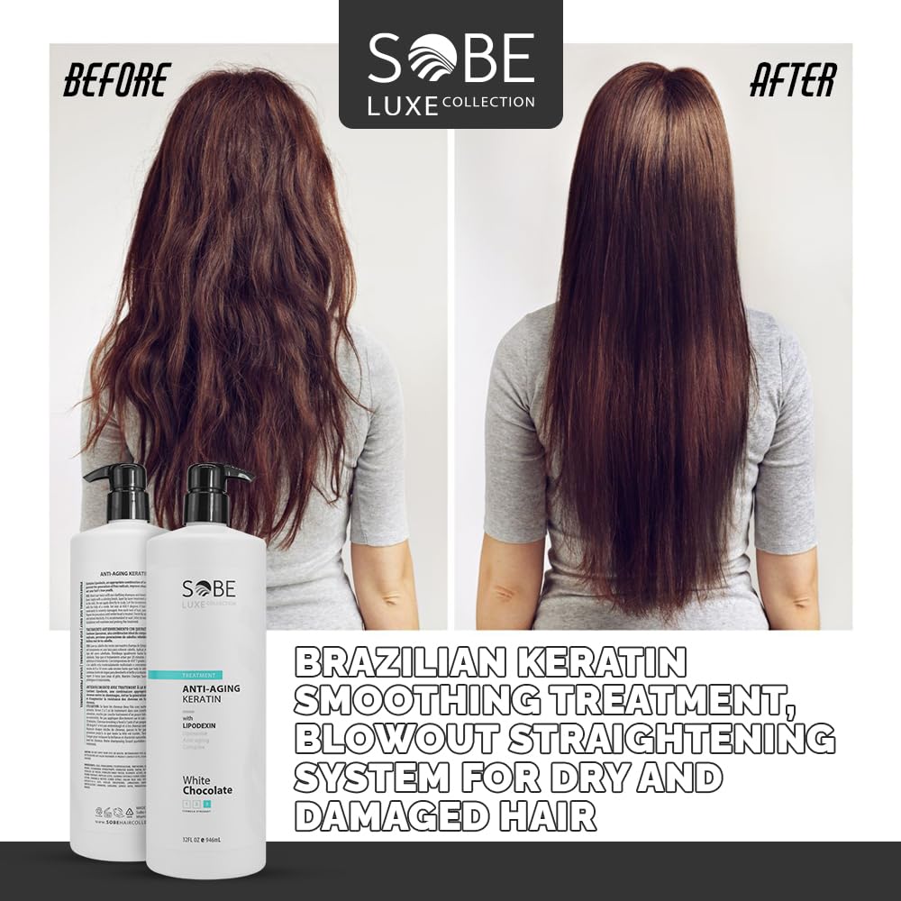 SOBE LUXE Brazilian Keratin Blowout System - 32 OZ