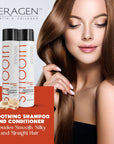 Keragen - Smoothing Shampoo and Conditioner Set with Keratin and Collagen