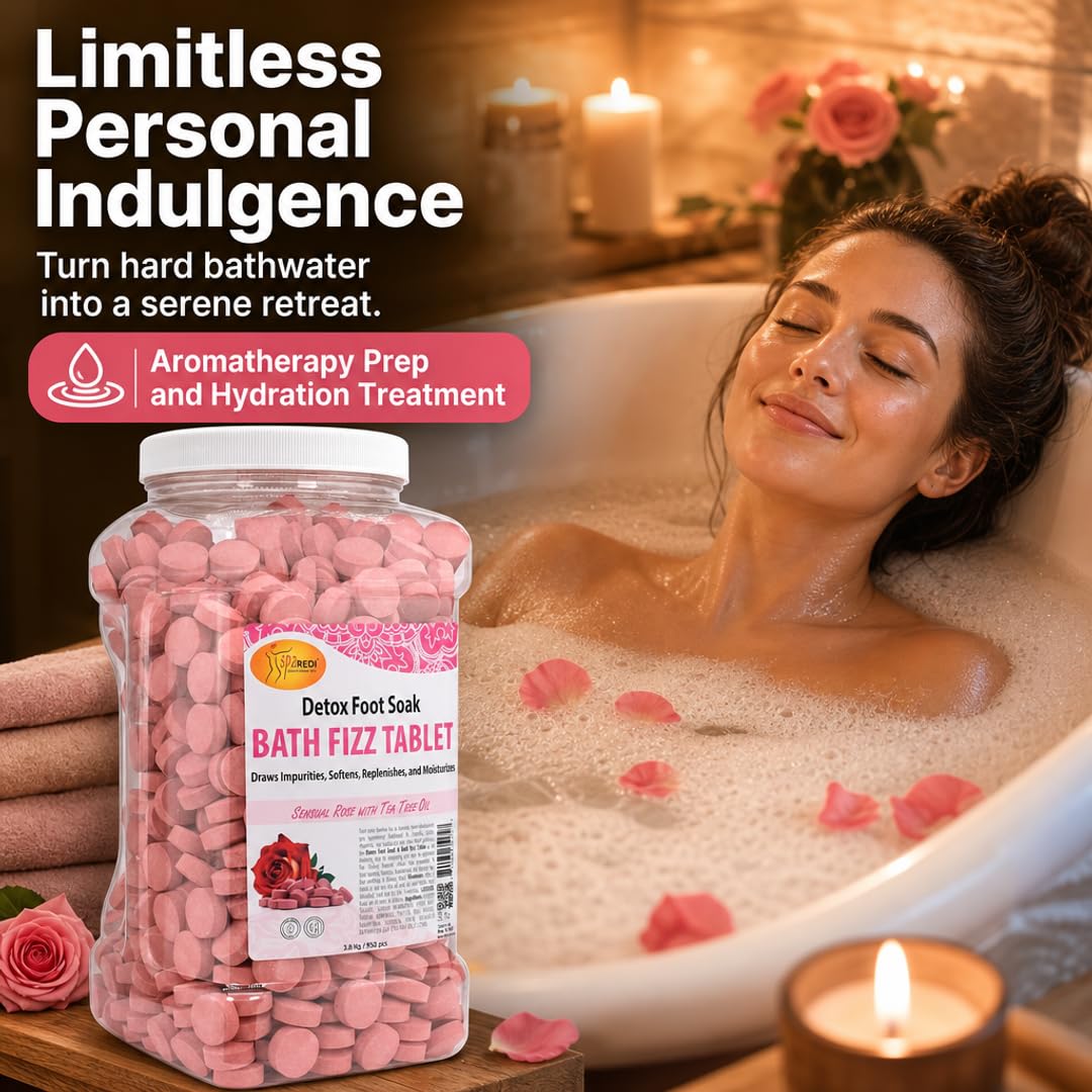 SPA REDI Bath Fizz Tablets - Relaxing Aromatherapy in Various Scents