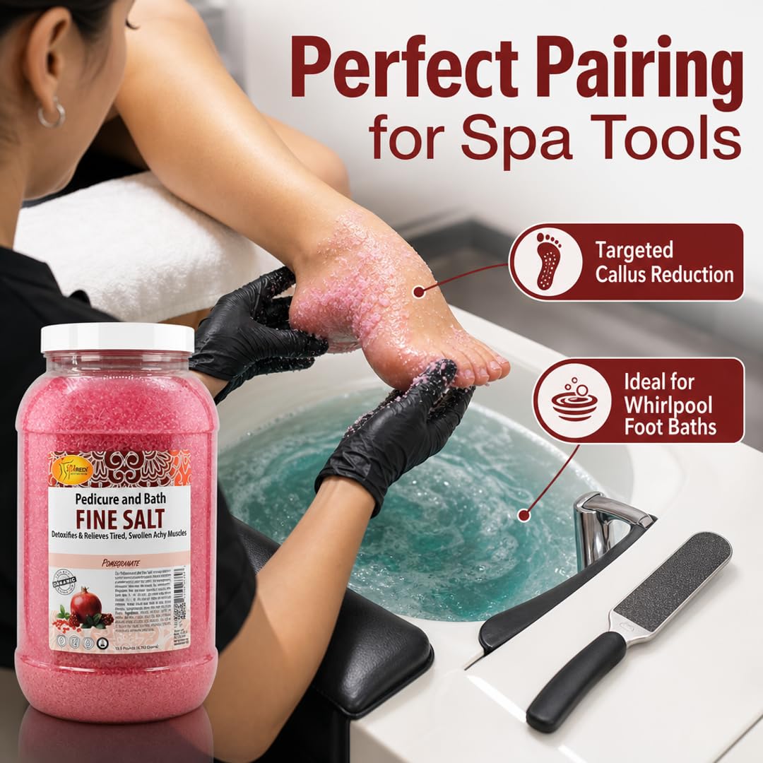 SPA REDI Detox Foot Soak - Hydrates &amp; Softens Feet with Dead Sea Salts