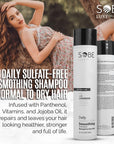 SOBE LUXE - Smoothing Shampoo for Treated Hair, 10 Oz - Strengthens & Protects Color