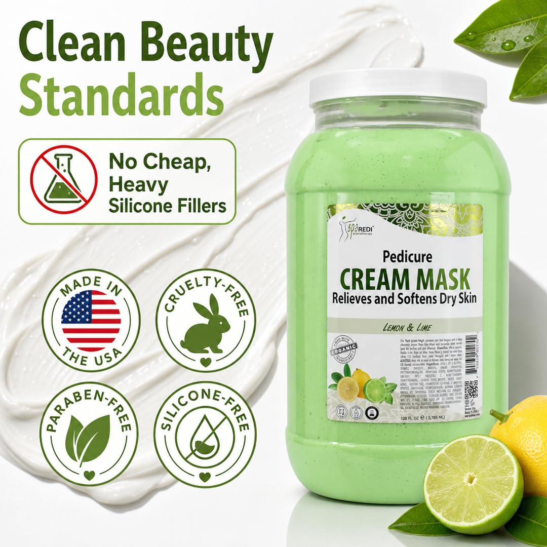 SPA REDI Body &amp; Foot Cream Mask - Hydrating &amp; Refreshing for Tired Skin